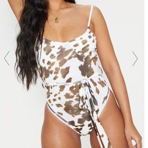 Cow Print Bodysuit